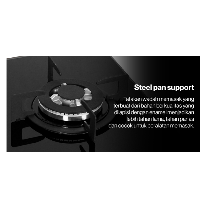 Rinnai Kompor Tanam 2 Tungku Domino - RB312N GBS